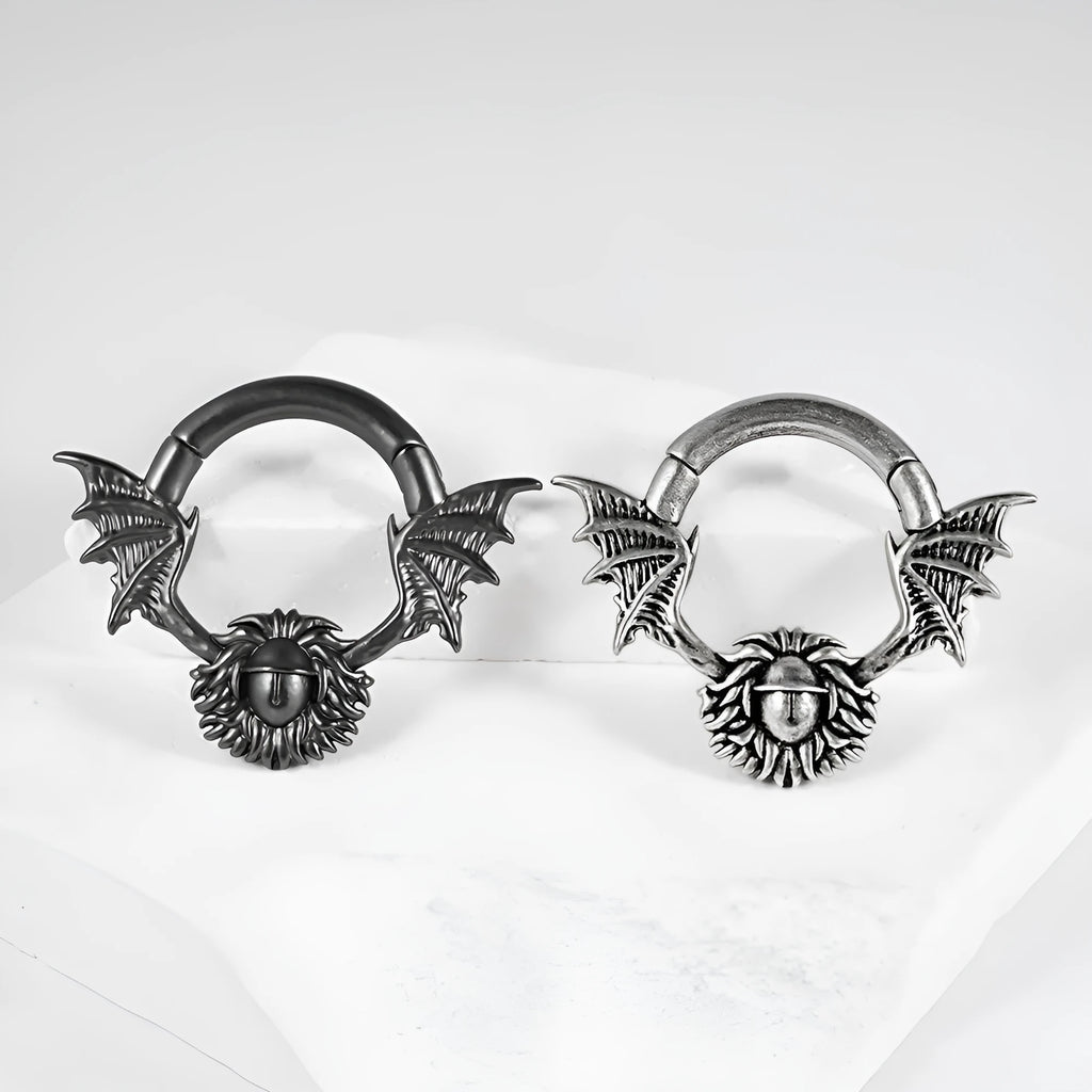 Copper geometric ear extenders with magnetic closure for earlobe stretching in various style options