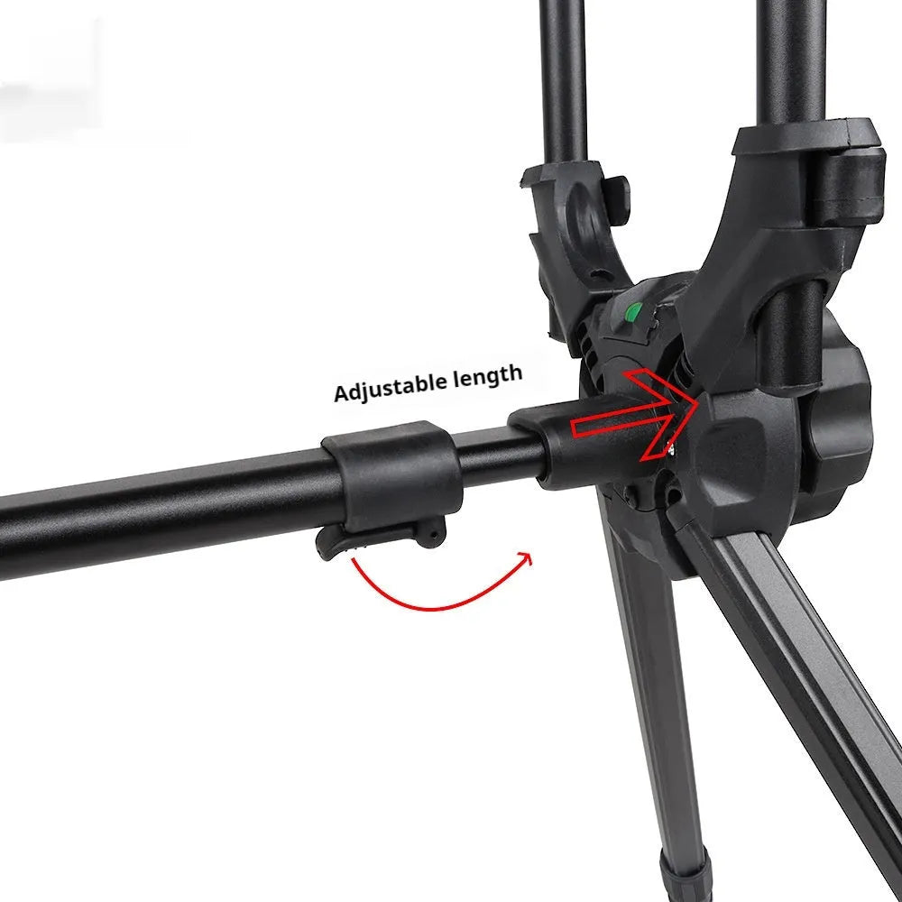 Aluminium alloy fishing rod bracket RP186-3 for quick portable installation