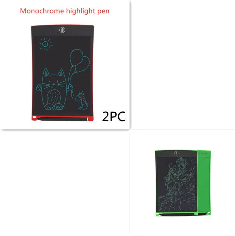 8.5 inch black LCD writing tablet H8S with flexible display and one-key clear button
