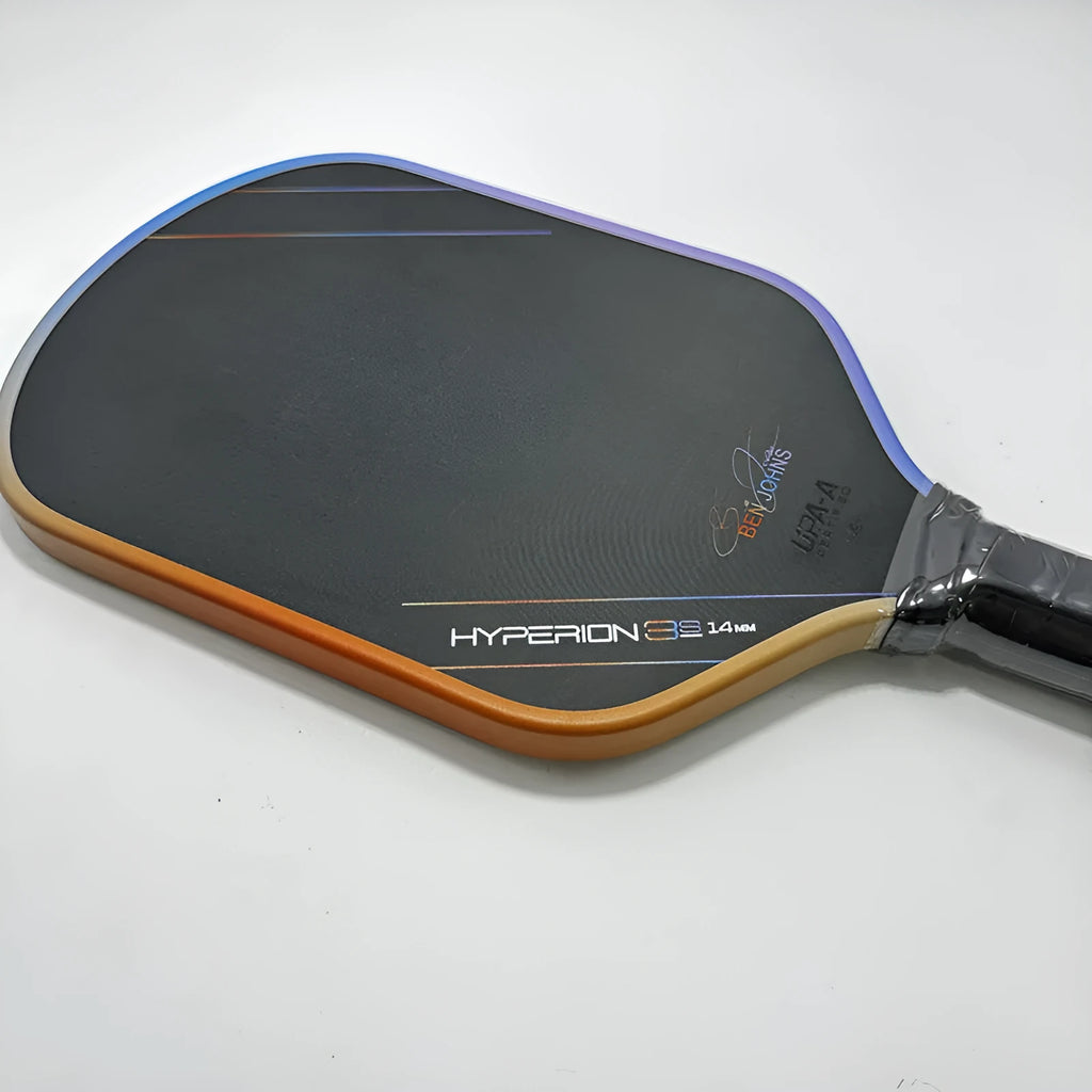 Aurora Multicolor Hyperion 3s pickleball paddle with carbon fibre face and multicolour design