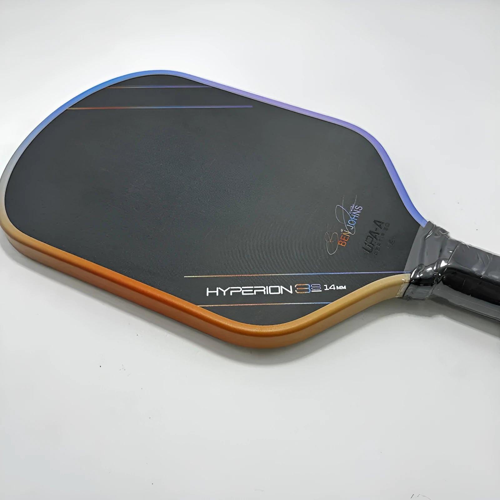 Aurora Multicolor Hyperion 3s pickleball paddle with carbon fibre face and multicolour design