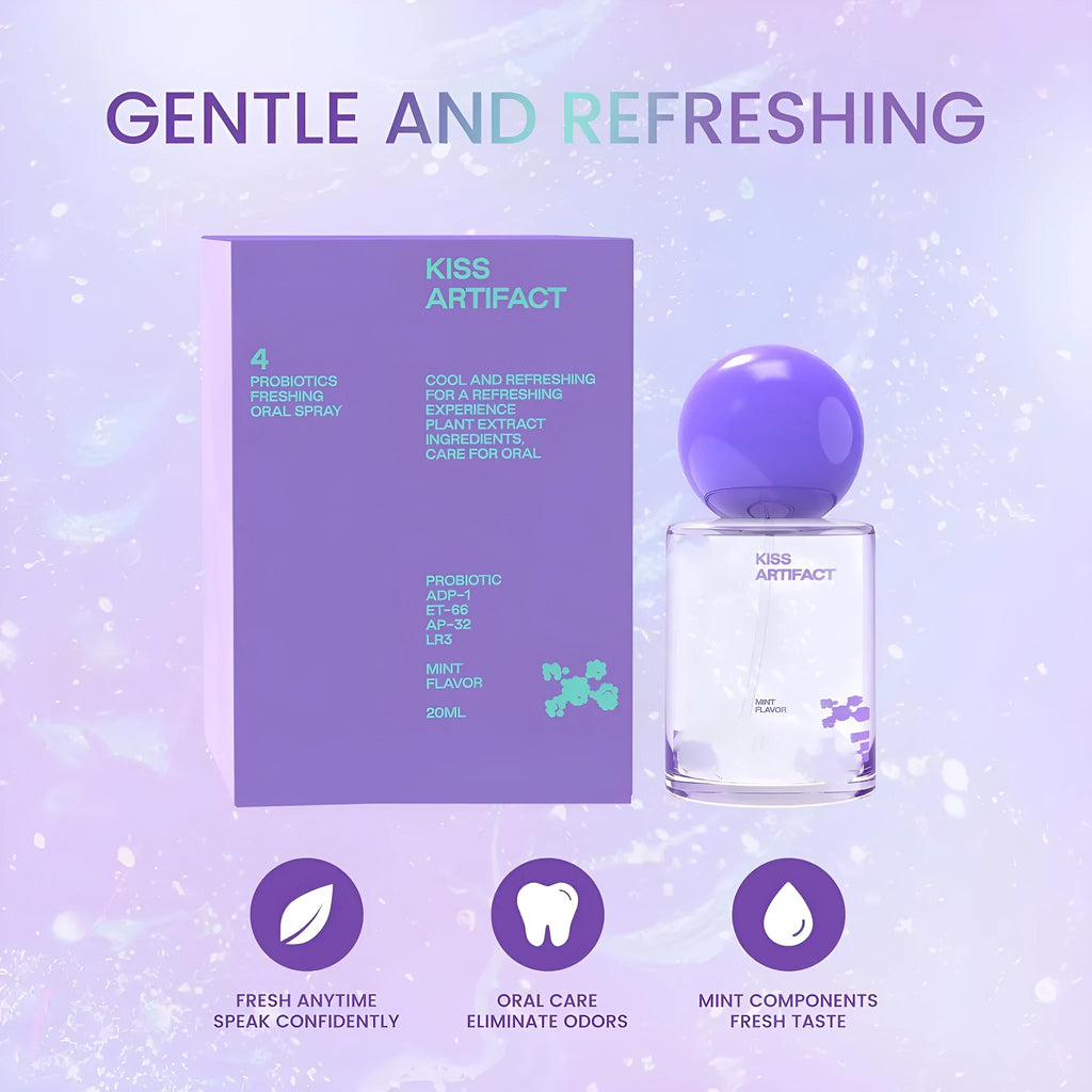 20ml portable probiotic oral spray bottle for hydrating oral care