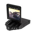 H198 HD infrared night vision car DVR recorder with 2.4-inch screen and parking monitor