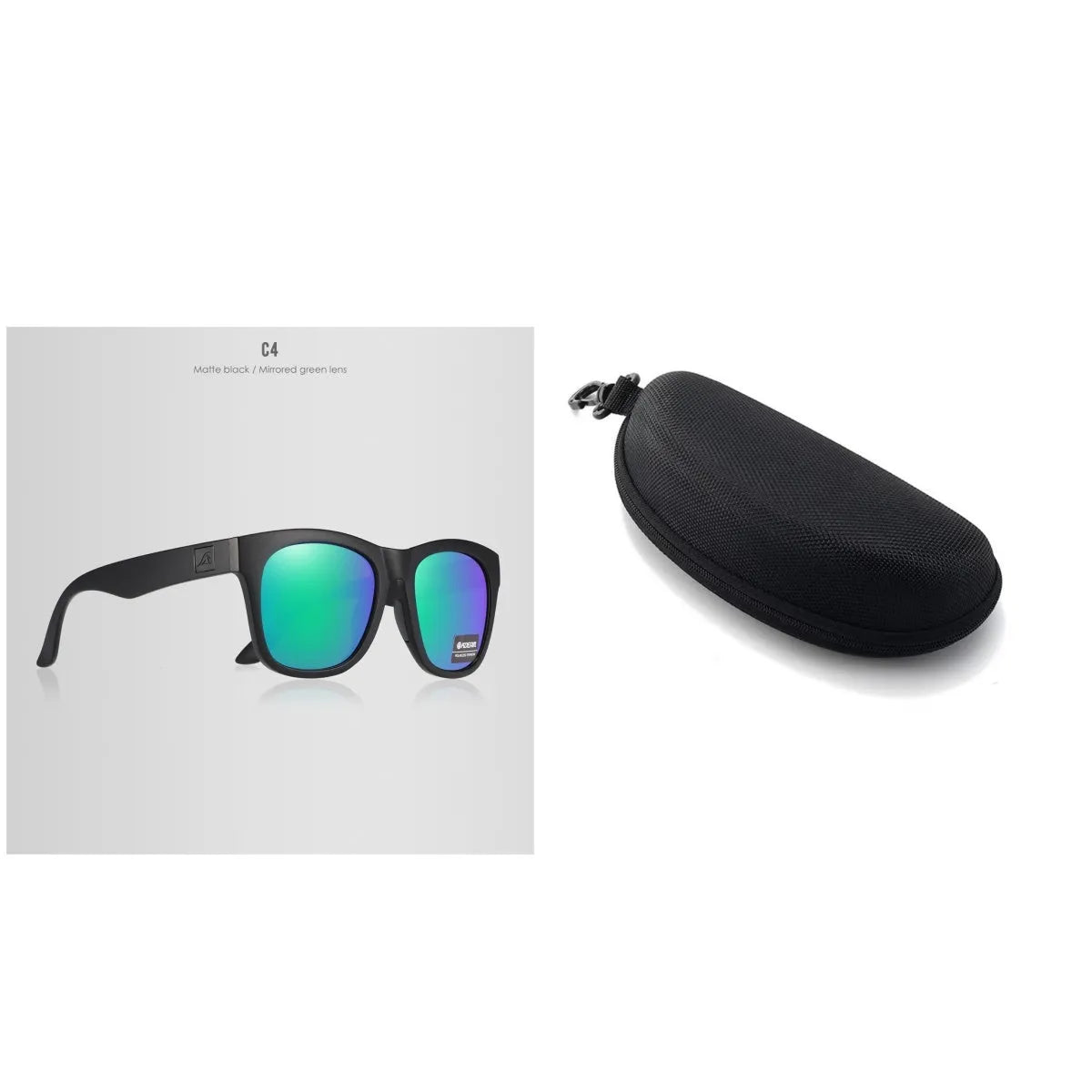 Thickened polarised sunglasses with TAC lenses and PC frame in various colour options