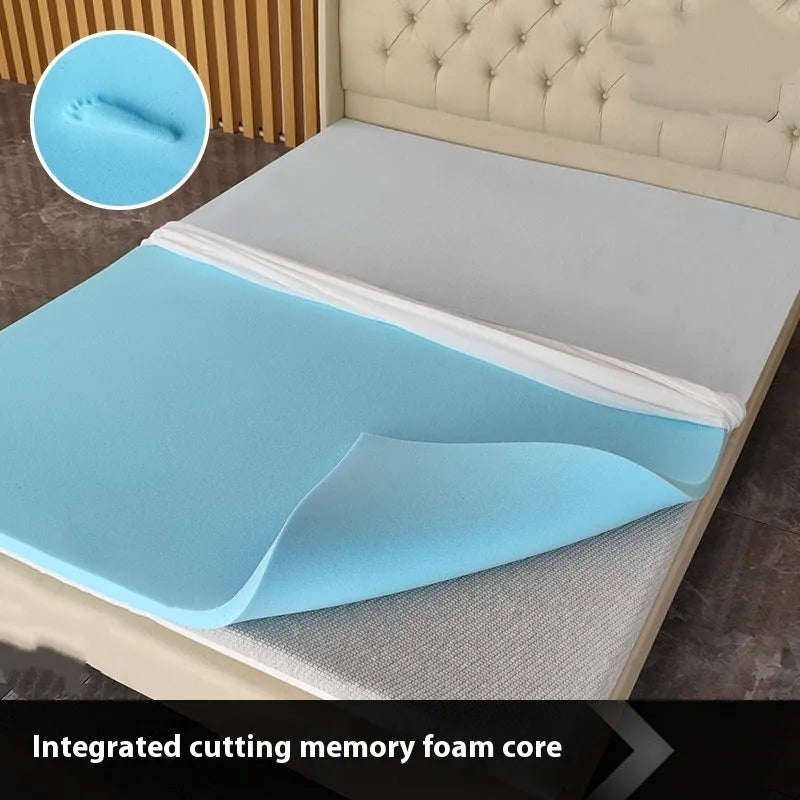 Gel memory cotton tatami mattress with regenerated cellulose fabric in multiple sizes