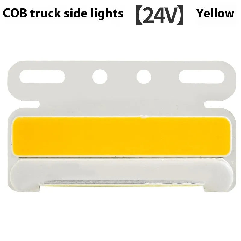 Super bright LED COB truck ground tyre lights in multiple colours with waterproof aluminium alloy housing