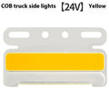 Super bright LED COB truck ground tyre lights in multiple colours with waterproof aluminium alloy housing