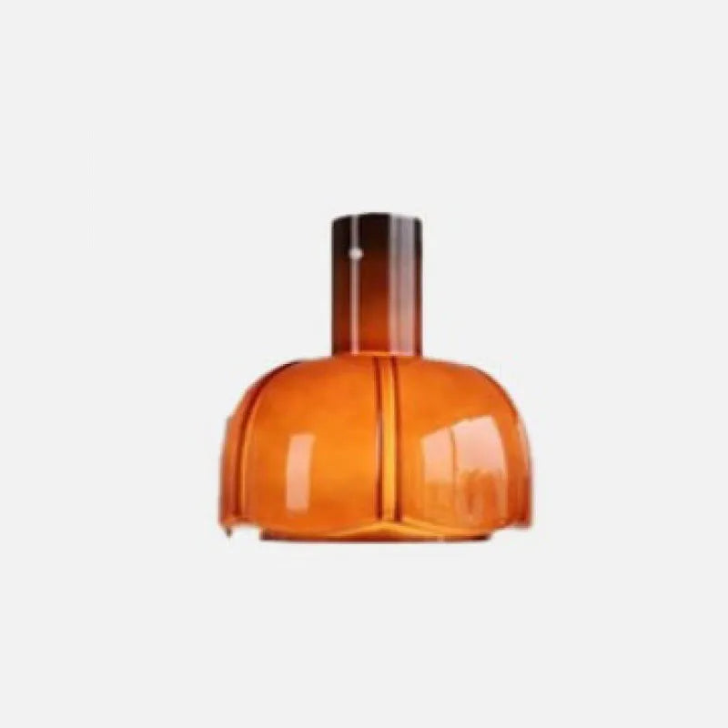 Medieval style glass bud pendant chandelier light fitting in a retro design