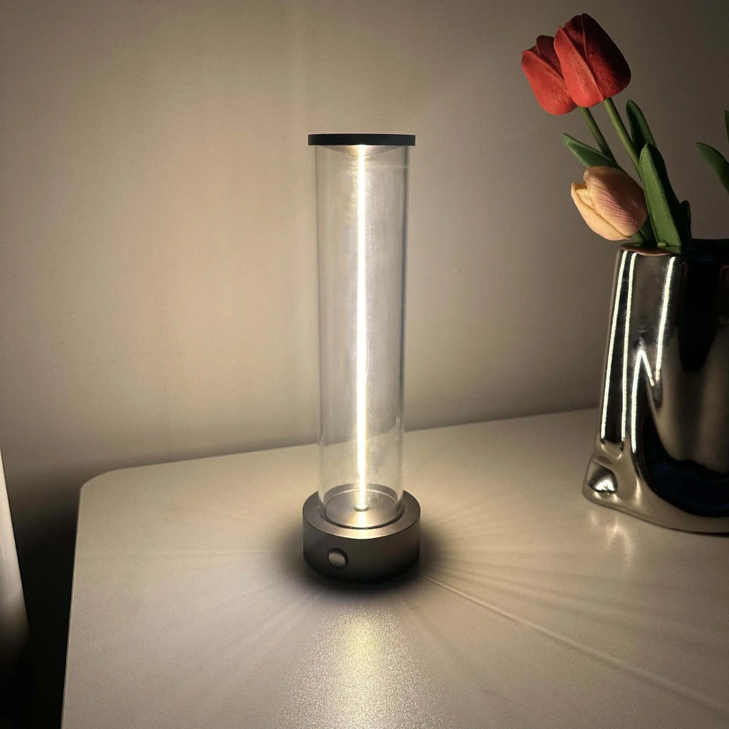 USB charging LED line glass magnetic suction light strip with modern design