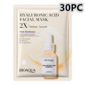 Single pack of a 30g gel facial sheet mask from a range including Collagen, Hyaluronic Acid, Vitamin C and Centella Asiatica variants.