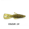 PVC fishing soft bait lure in two sizes with multiple colour variations for freshwater and saltwater angling