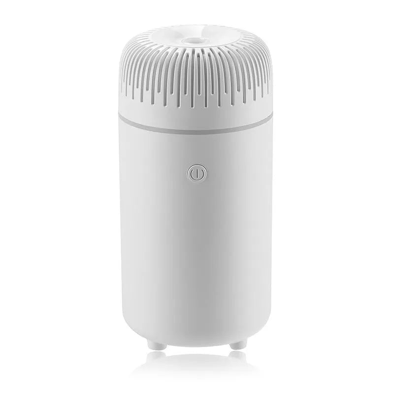 Compact white USB humidifier with 100ml capacity and 69 x 139mm dimensions