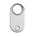 Black and white GPS tracking device measuring 55x29mm for pet and child location monitoring