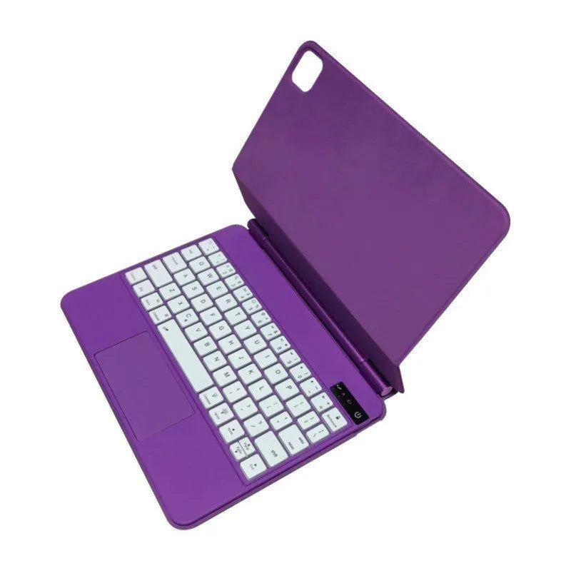 iPad Bluetooth keyboard case with magnetic protective cover in multiple colours for iPad Pro and Air tablets