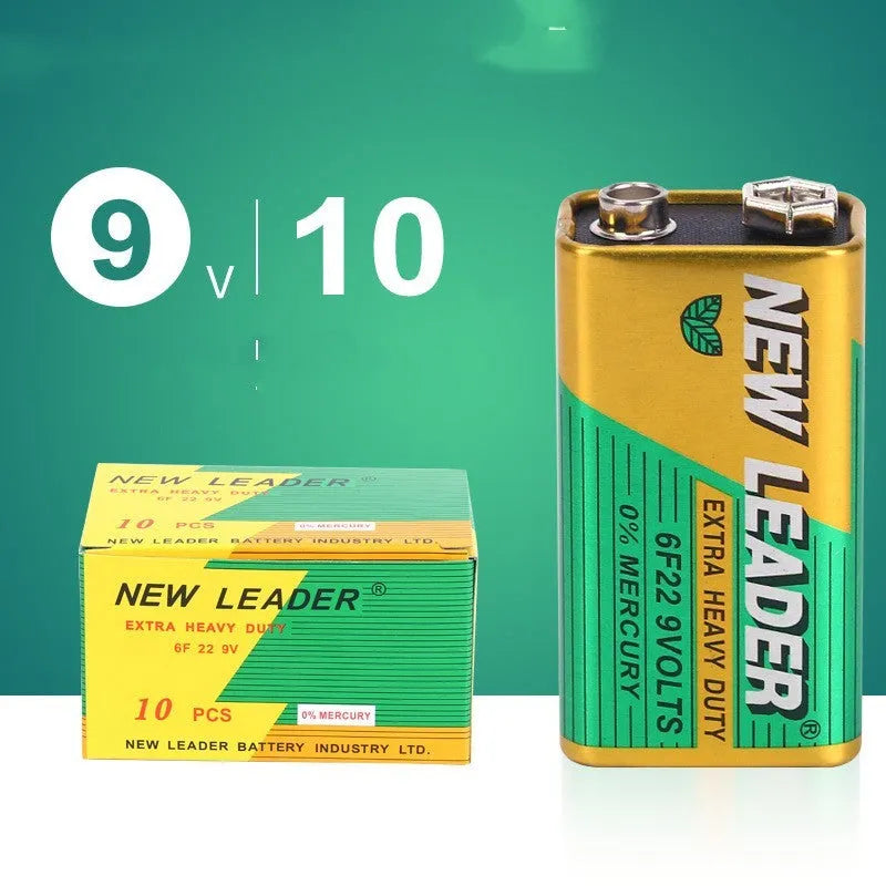 Xinlida 9V 6F22 alkaline square battery for walkie-talkies and microphones