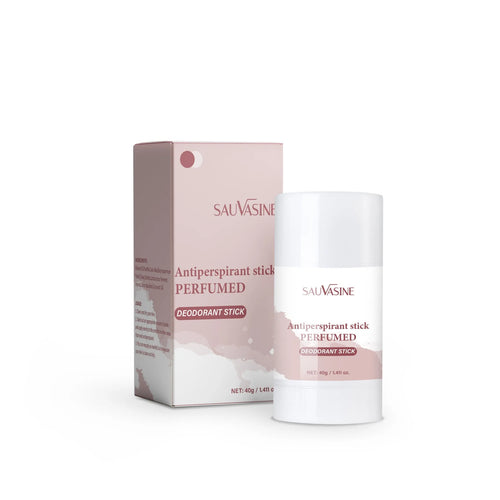 40g antiperspirant deodorant stick in packaging for fading armpit odor.
