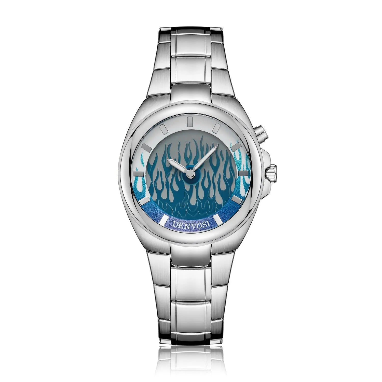Y2K digital dual display men's watch with 40mm dial and alloy strap