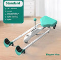 Horse Leg Opener stretching equipment with steel frame and foam padding in blue or pink colour options