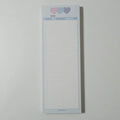 Vertical English words learning notepad in B5 half size with pink cover and 30 sheets
