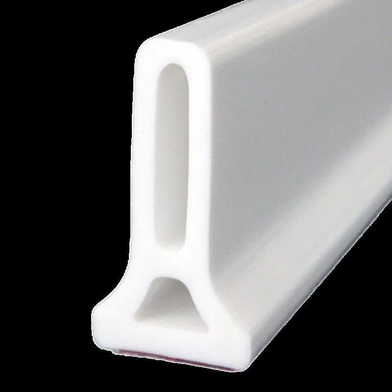 Flexible TPE bathroom waterproof strip in black colour for shower room floor sealing