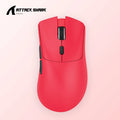 Attack Shark wireless Bluetooth mouse in black, white or red with three-mode connectivity for laptops