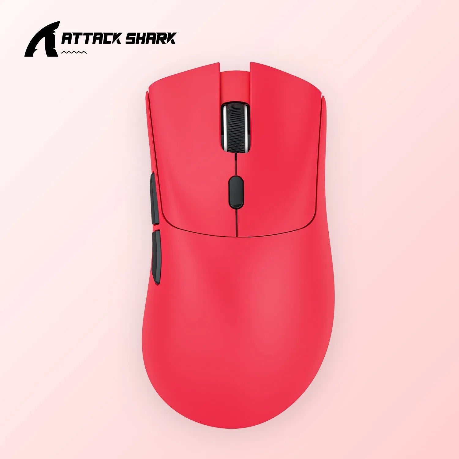Attack Shark wireless Bluetooth mouse in black, white or red with three-mode connectivity for laptops
