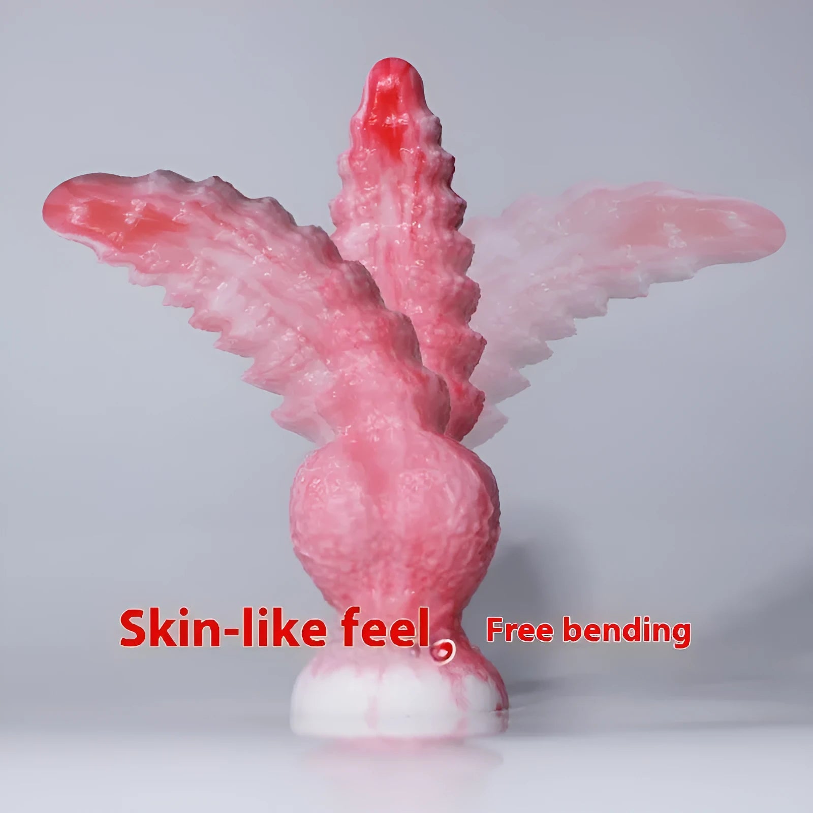 Pink shaped penis women's masturbation device made from platinum silicone with Berserker S and M size options