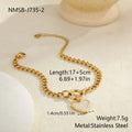 Fashion 18K stainless steel heart shape bracelet with baroque pearl and diamond accent for women