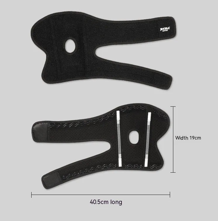 A black adjustable sports elbow guard for adult training and multi-sport use.