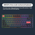 AJAZZ AK832PRO green 81-key mechanical keyboard with colour screen and RGB backlight