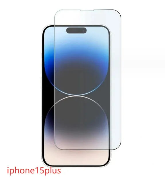 Tempered glass screen protector with 9H hardness and oleophobic coating for smartphones.