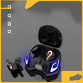 Colourful wireless gaming Bluetooth earbuds in black, grey, or yellow.