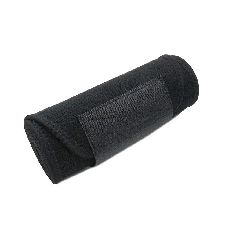 Neoprene lumbar support belt for fitness and running in black, blue, or pink