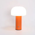 USB dual-power table lamp showing three-colour lighting effects in choice of four colour styles