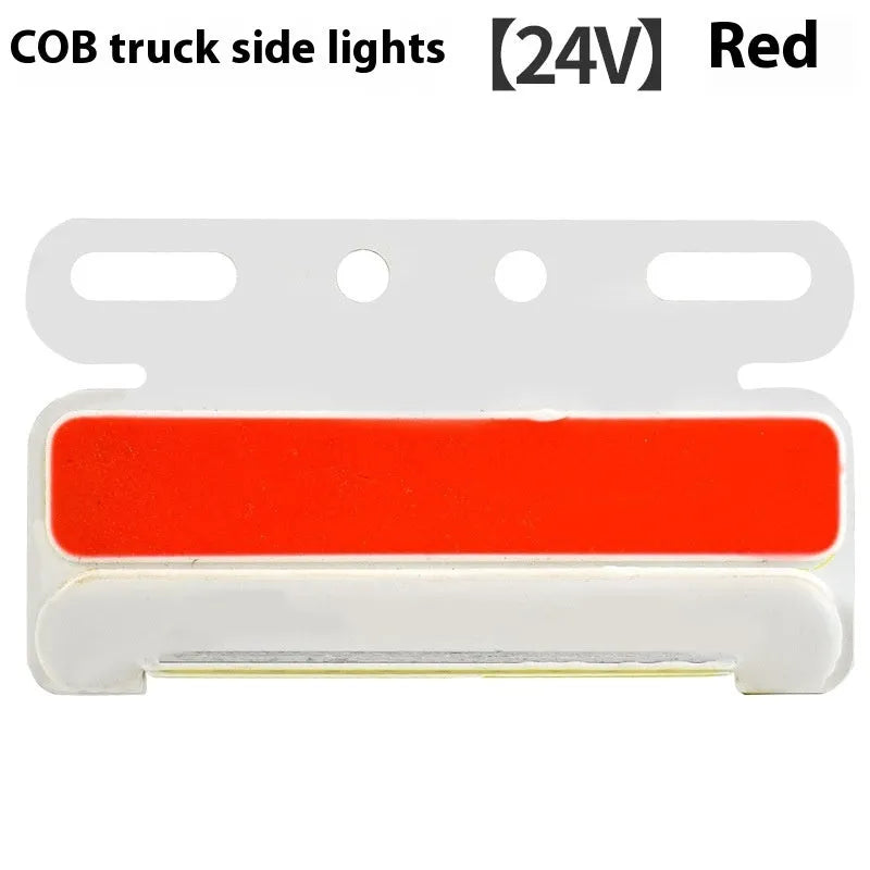 Super bright LED COB truck ground tyre lights in multiple colours with waterproof aluminium alloy housing
