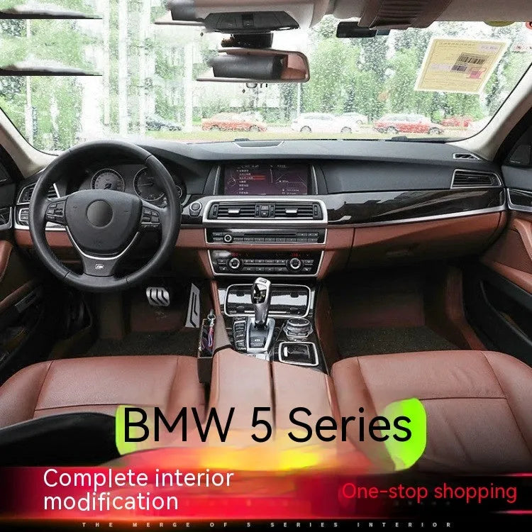 BMW 5 Series F10/F18 interior door handle decorative trim set with stainless steel ABS construction