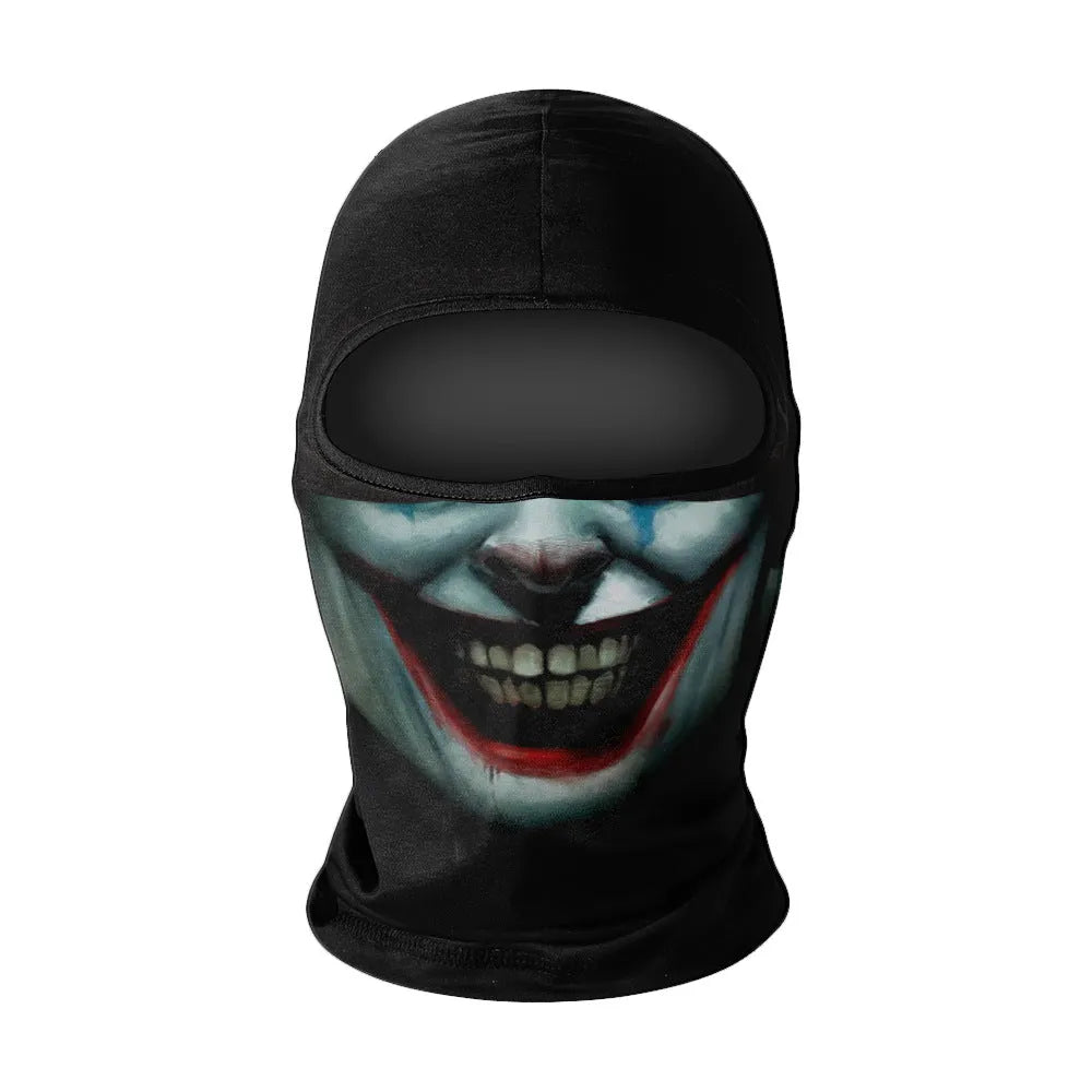 Men's summer breathable full face sun protection quick-drying ice silk polyester balaclava
