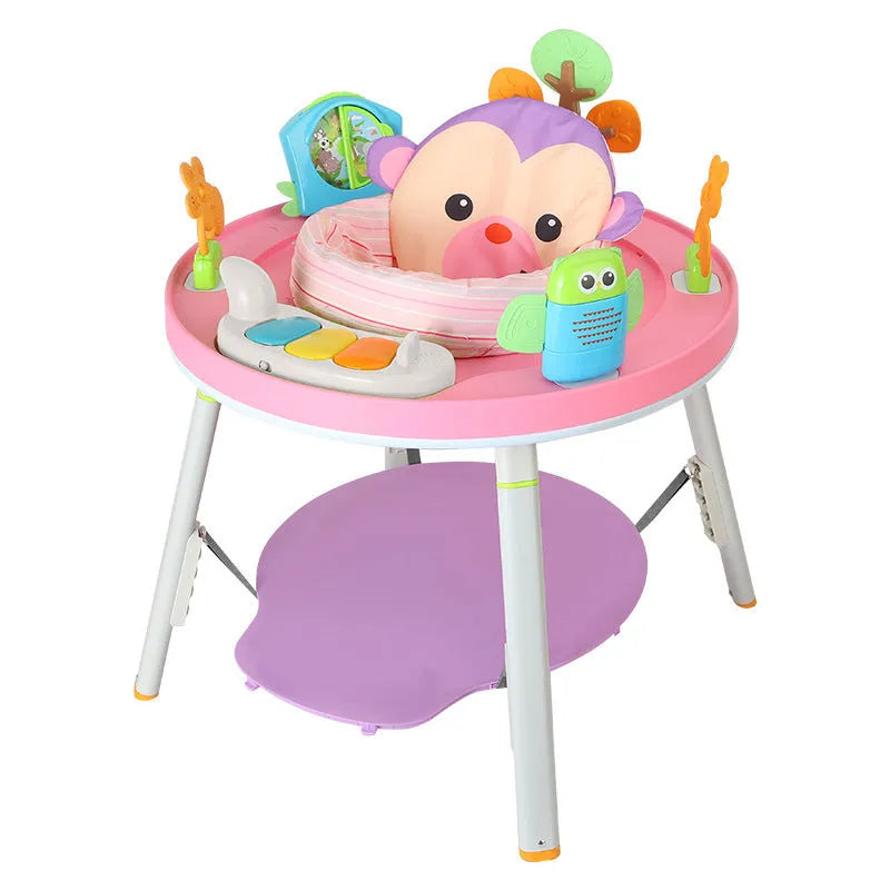 Baby jumping chair gymnastic rack in duck or lion style with interactive toys