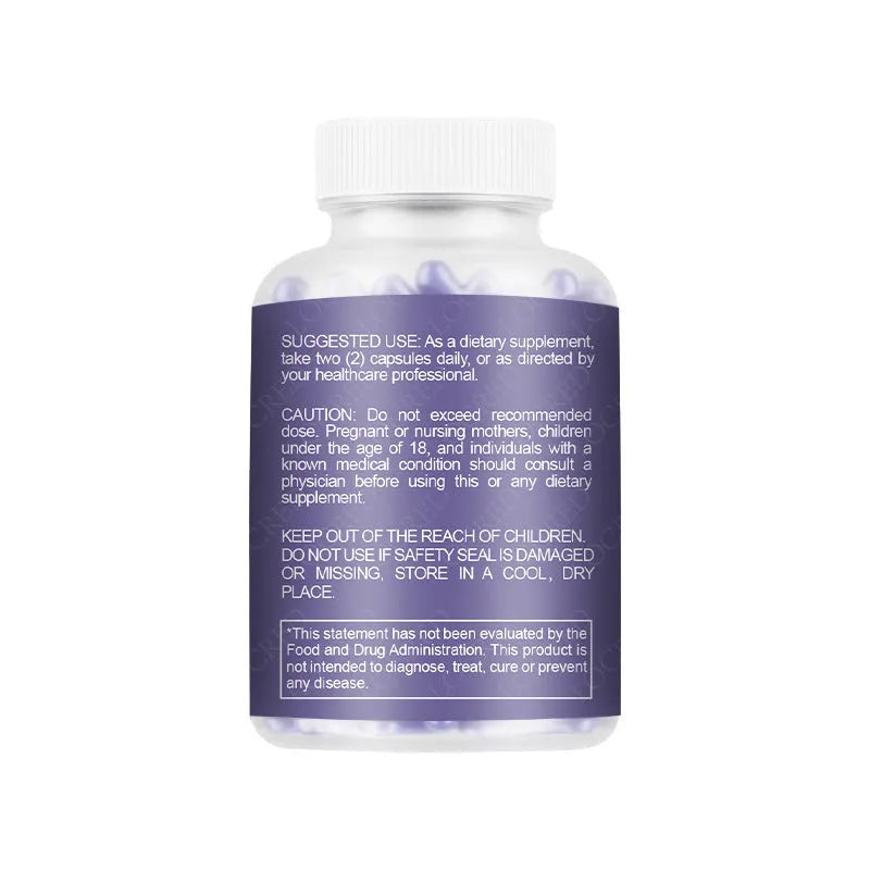 Bottle containing 60 vaginal capsules for women's intimate health with extraction process