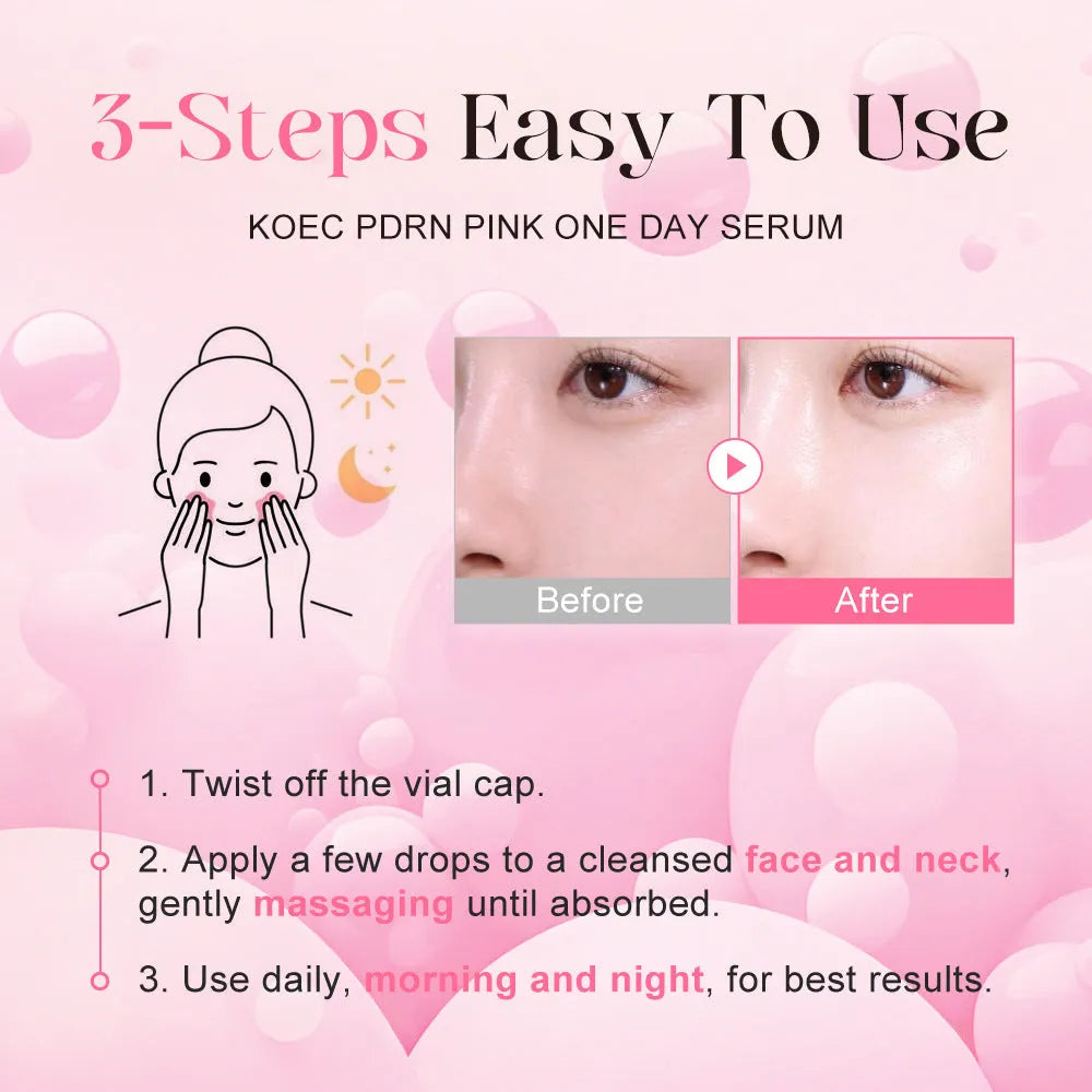 KOEC Powder Polypeptide disposable face mask 10 pack showing individual essence patches