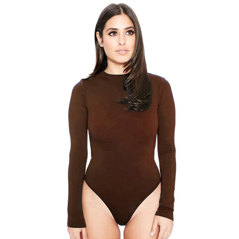 Women's tight jumpsuit in shorts-length design with mid waist, shown in multiple colour options