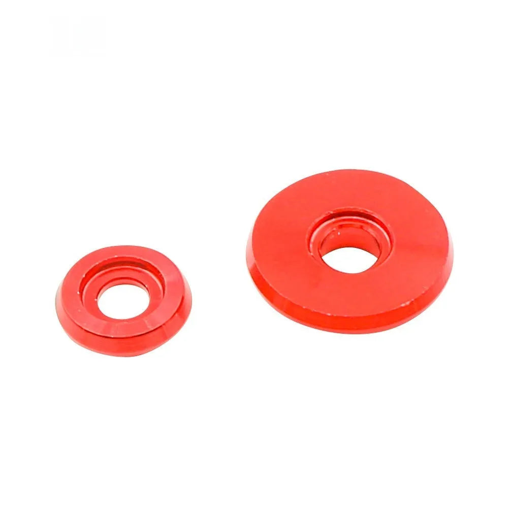 Honda Civic K Series aluminium alloy engine gasket kit in black, blue, red, and silver colours