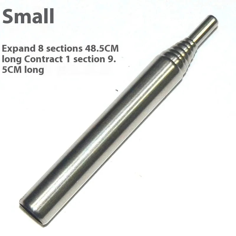 Stainless steel outdoor fire blowing stick for camping picnic cookware, ultra-light, portable, large medium small sizes