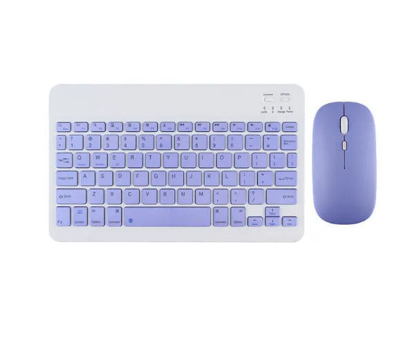 Wireless Bluetooth keyboard for tablets and PCs in multiple colour options with rechargeable battery