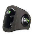 Sanda boxing breast protection target with thickened foam padding in dark grey colour