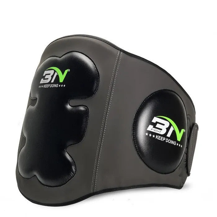 Sanda boxing breast protection target with thickened foam padding in dark grey colour