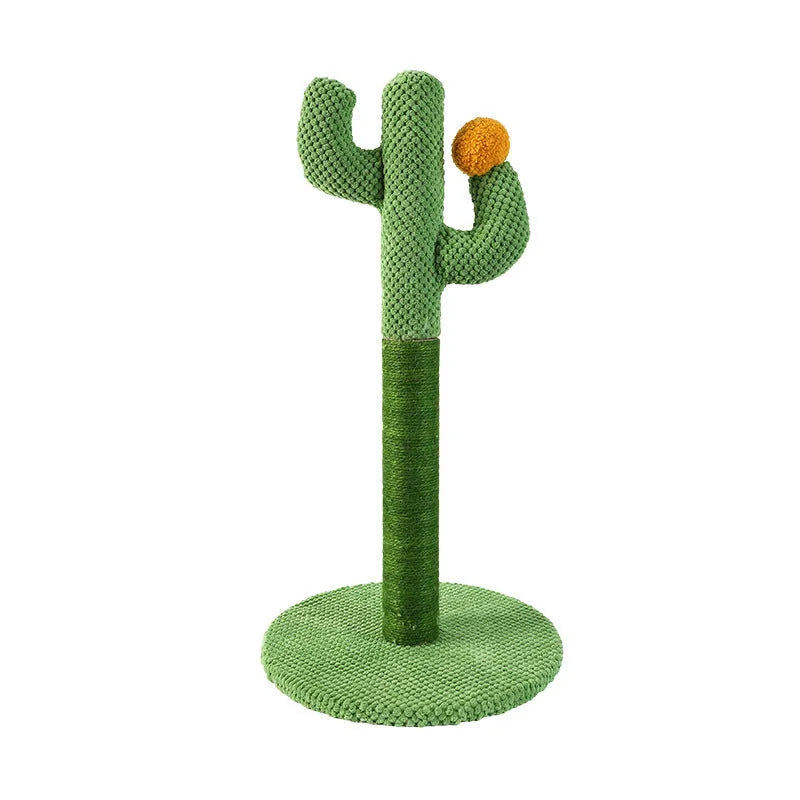 Masson cactus design cat scratch board with sisal scratching pole and climbing frame