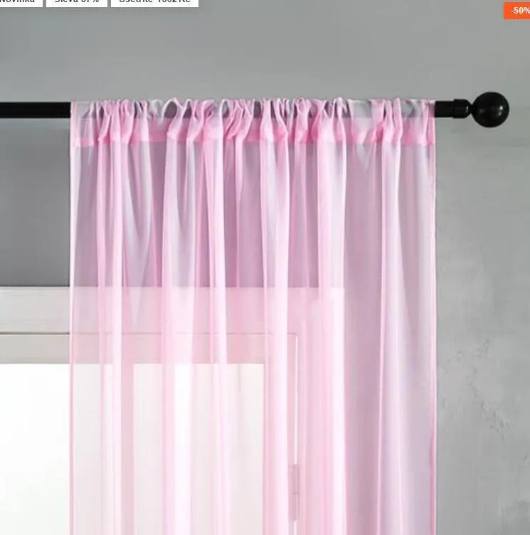 Modern simple black cotton linen blend vertical curtain measuring 150cm by 250cm
