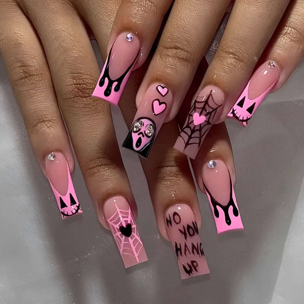 Halloween plastic wearable armour set with square detachable pieces and love pattern detail in colour XXS247