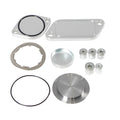 Silver aluminium alloy valve cover for automotive EGR systems